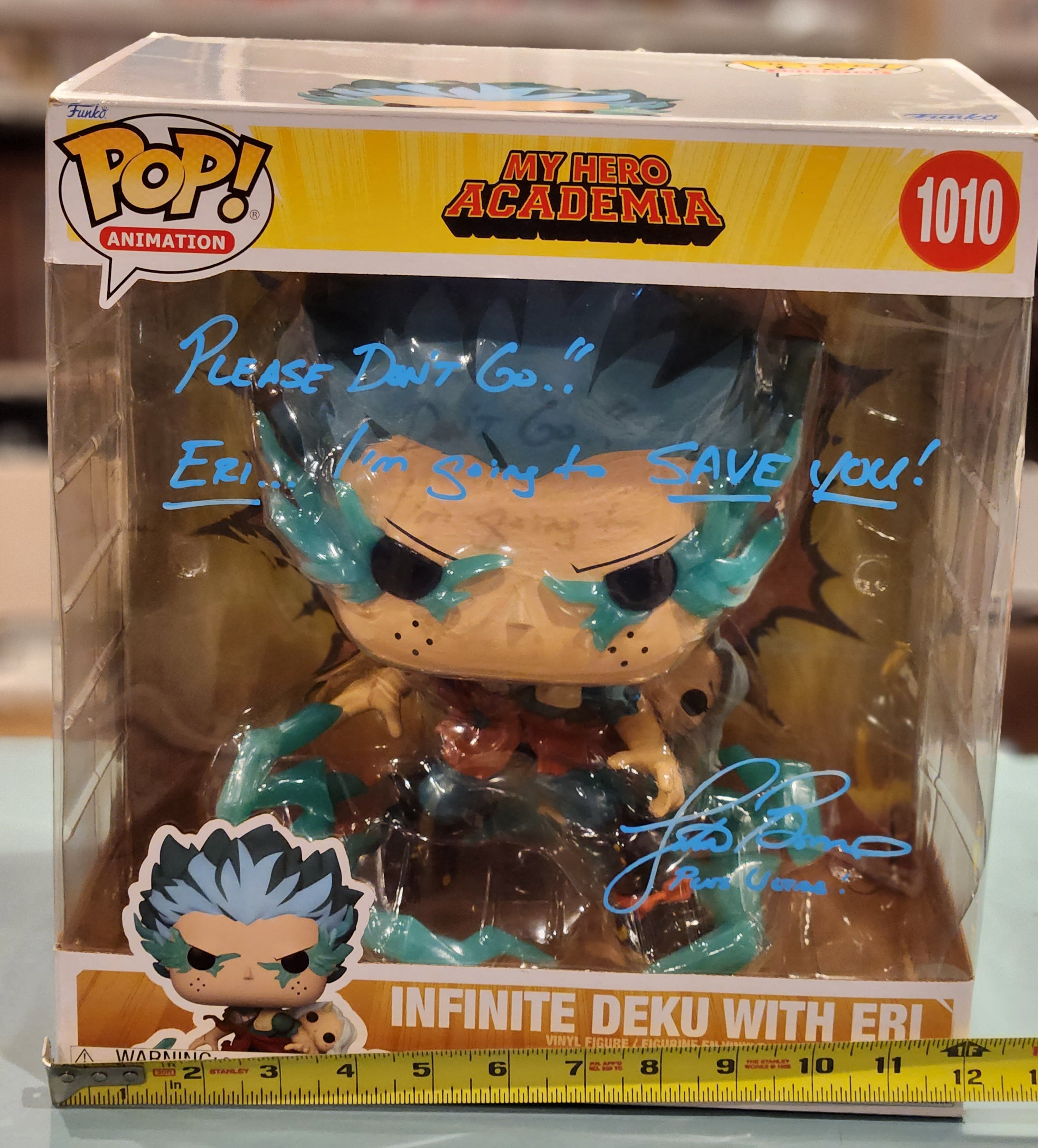 Infinite Deku funko shop signed shops Funko Pop