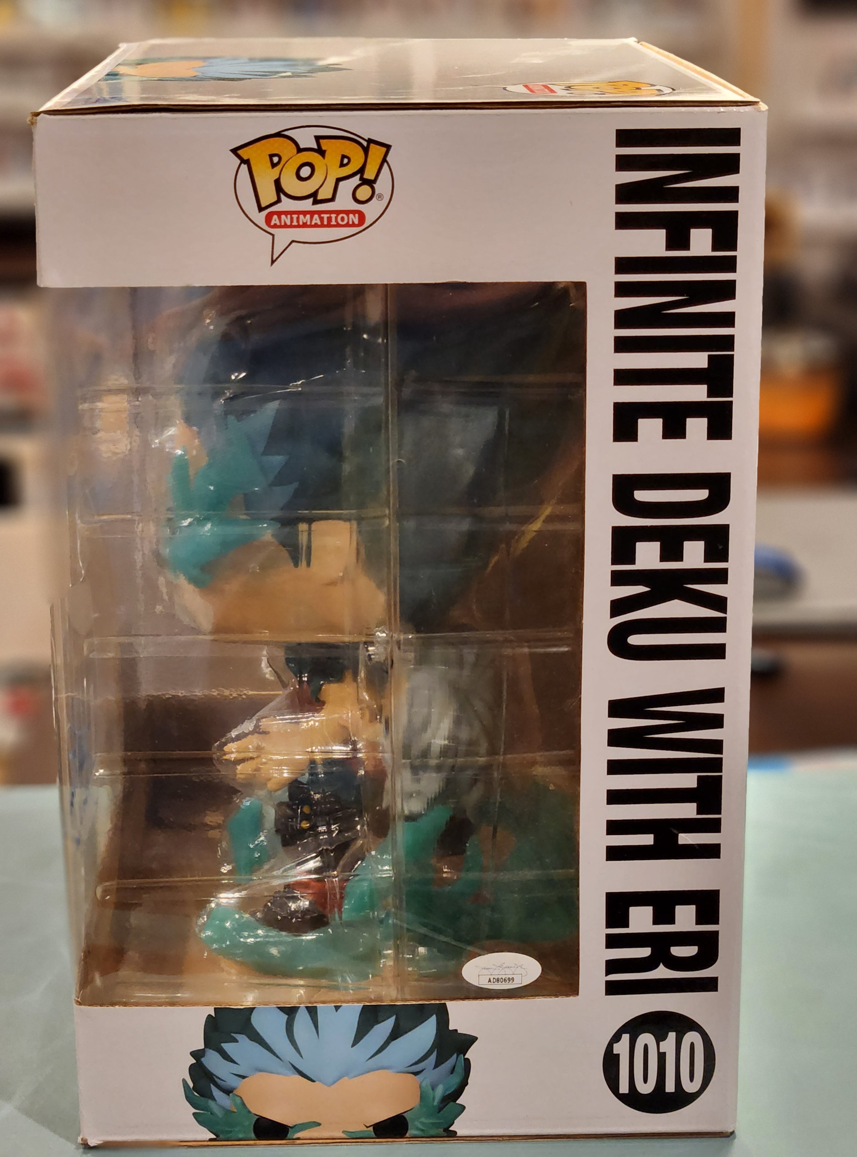 DEKU autographed factory funko pop.