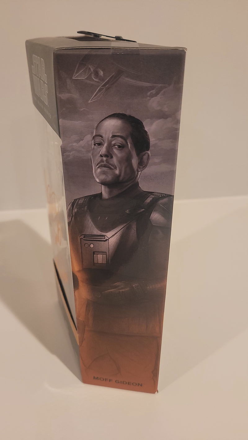 Star Wars Black Series The Mandalorian Moff Gideon action figure autographed by Giancarlo Esposito