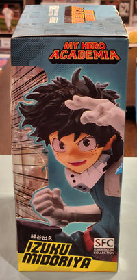 My Hero Academia boxed action figure Izuku Midoriya autographed by Justin Briner w/JSA authentication