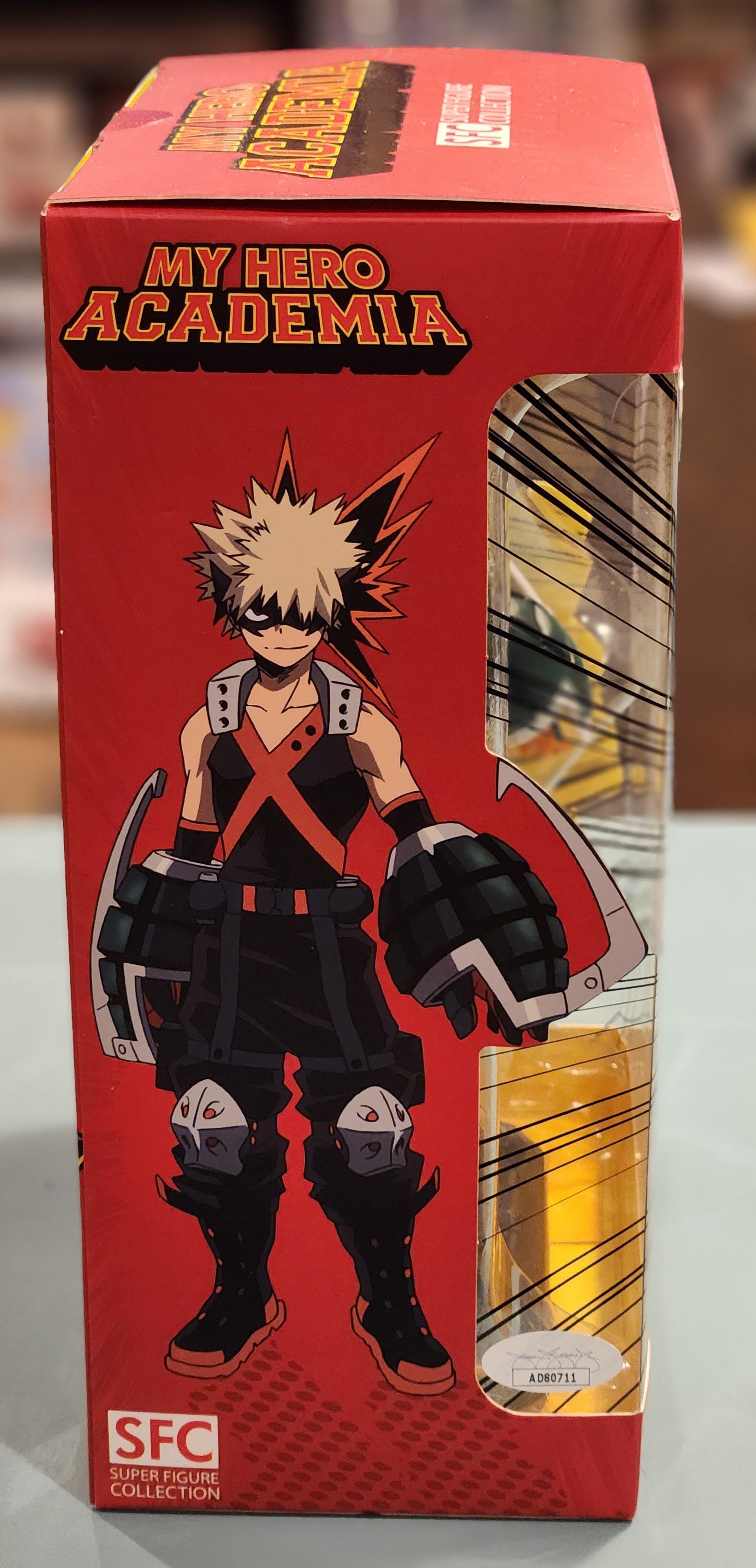 MY HERO ACADEMIA KATSUKI hot BAKUGO MCFARLANE TOYS FIGURE SIGNED W/ JSA CERT.