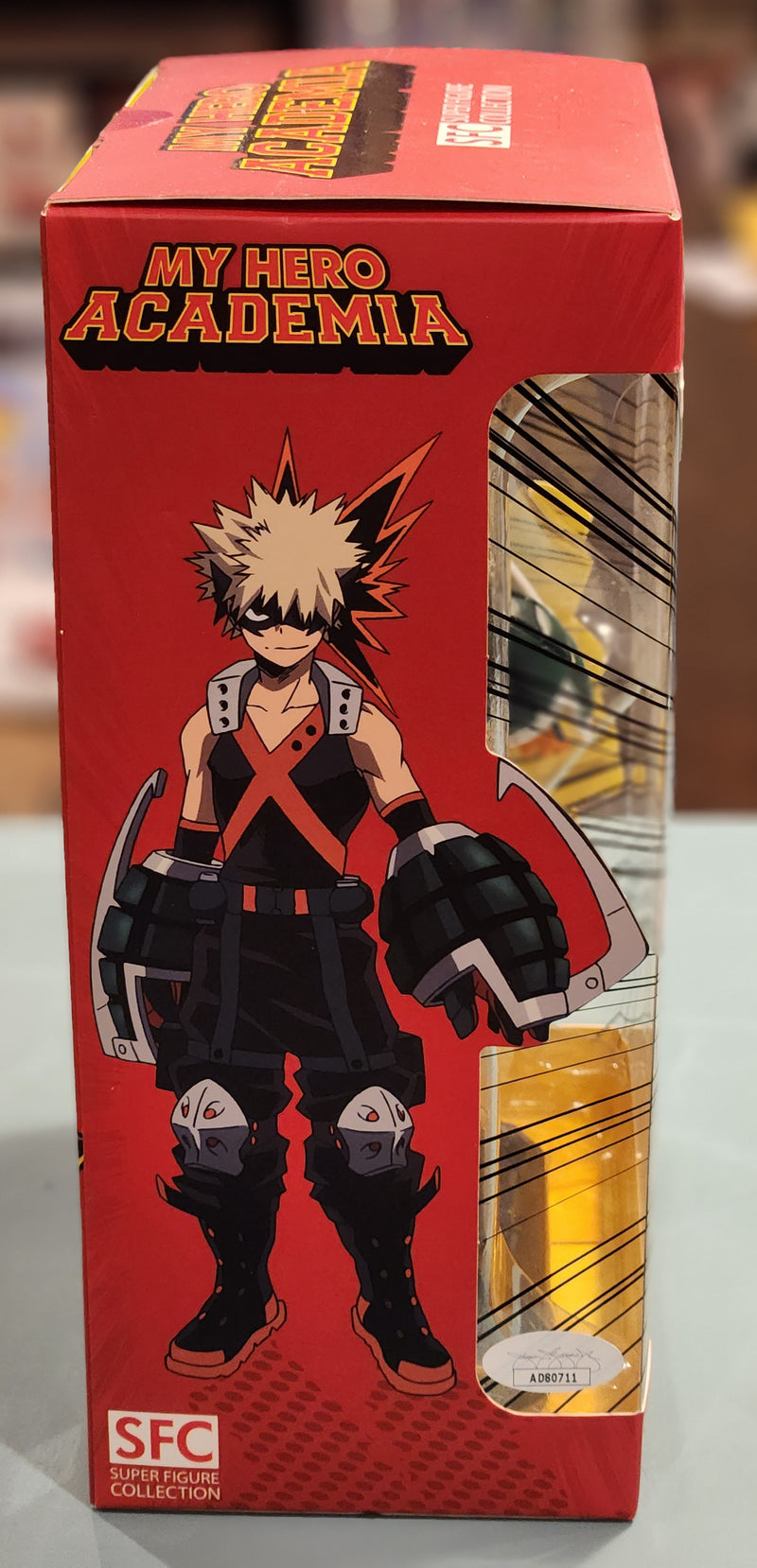 My Hero Academia boxed action figure Bakugo autographed by Clifford Chapin w/JSA authentication