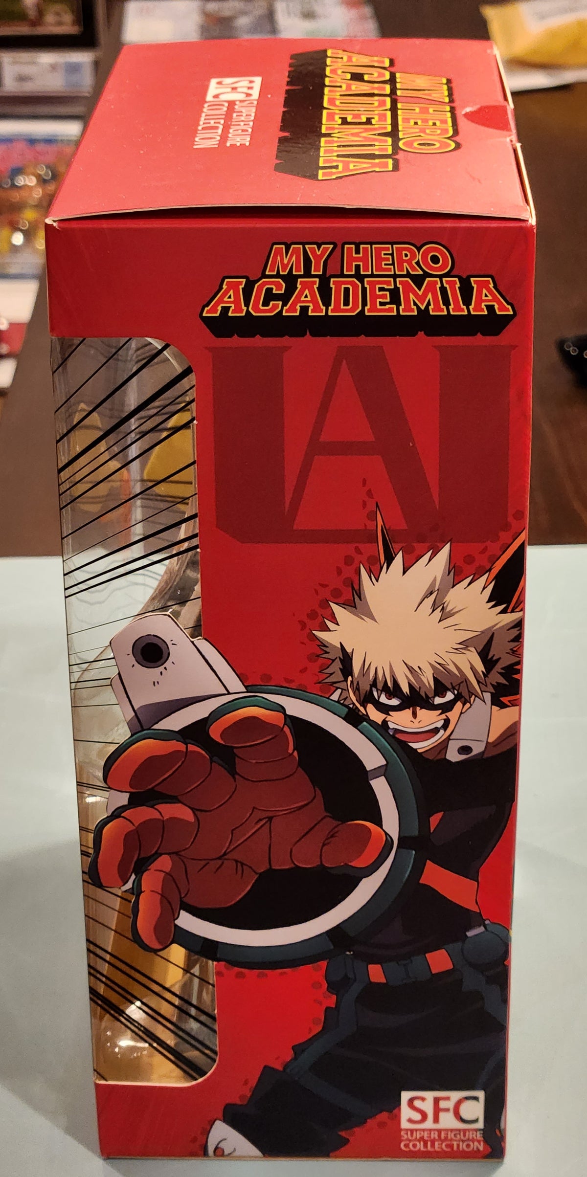 My Hero Academia boxed action figure Bakugo autographed by Clifford Chapin w/JSA authentication