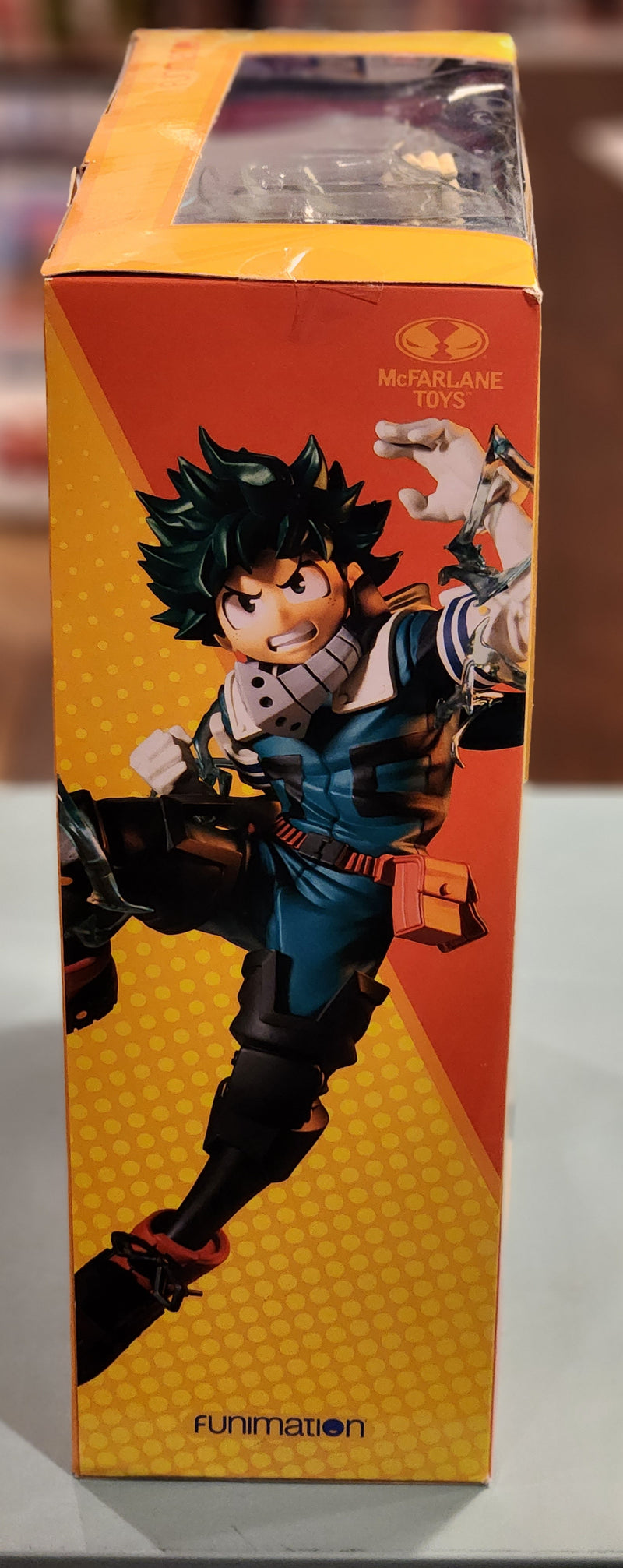 My Hero Academia 12" boxed action figure Izuku Midoriya autographed by Justin Briner w/JSA authentication