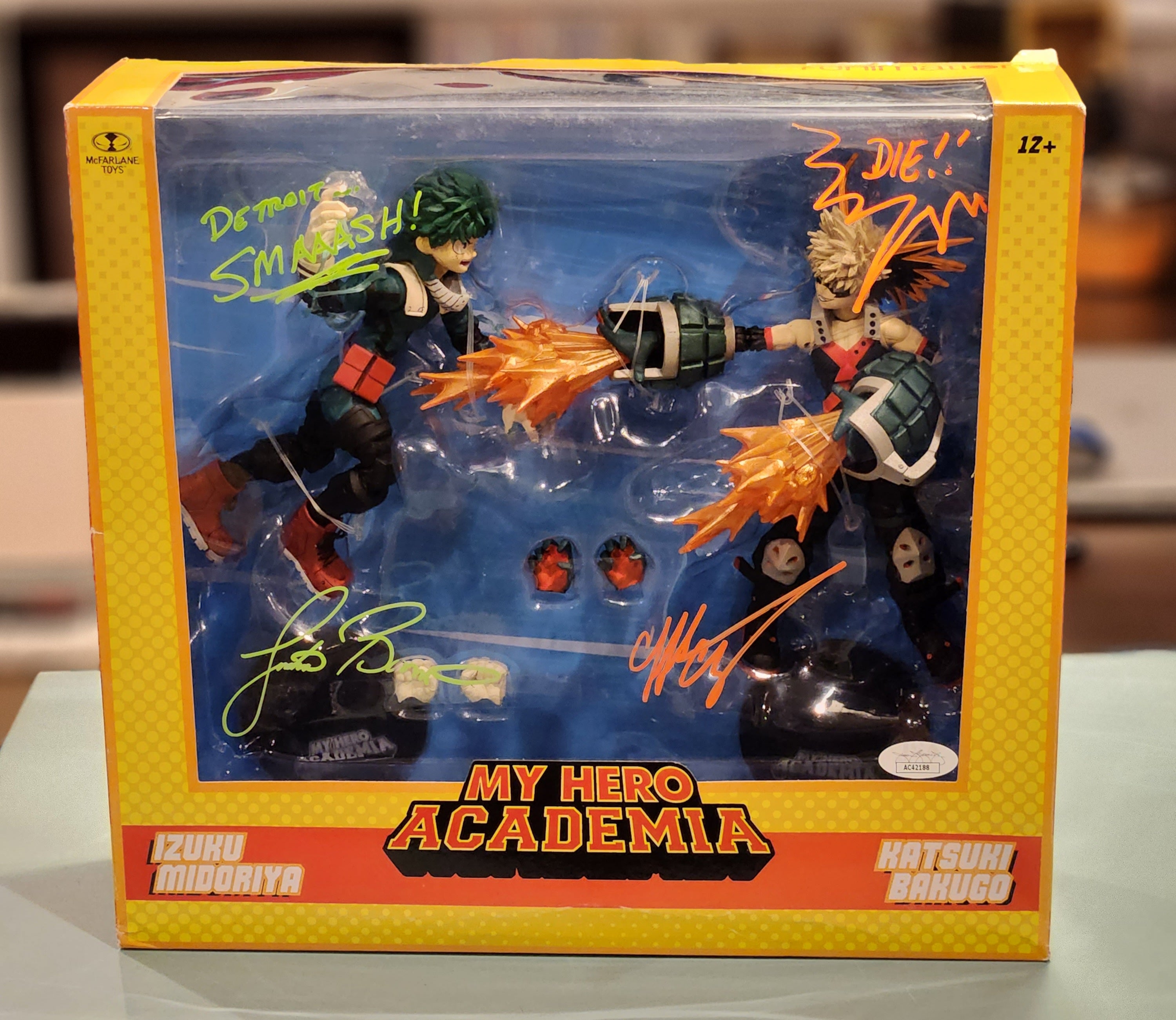 Banpresto DFX My Hero Academia - Izuku Midoriya - Signed by online Justin Briner - JSA