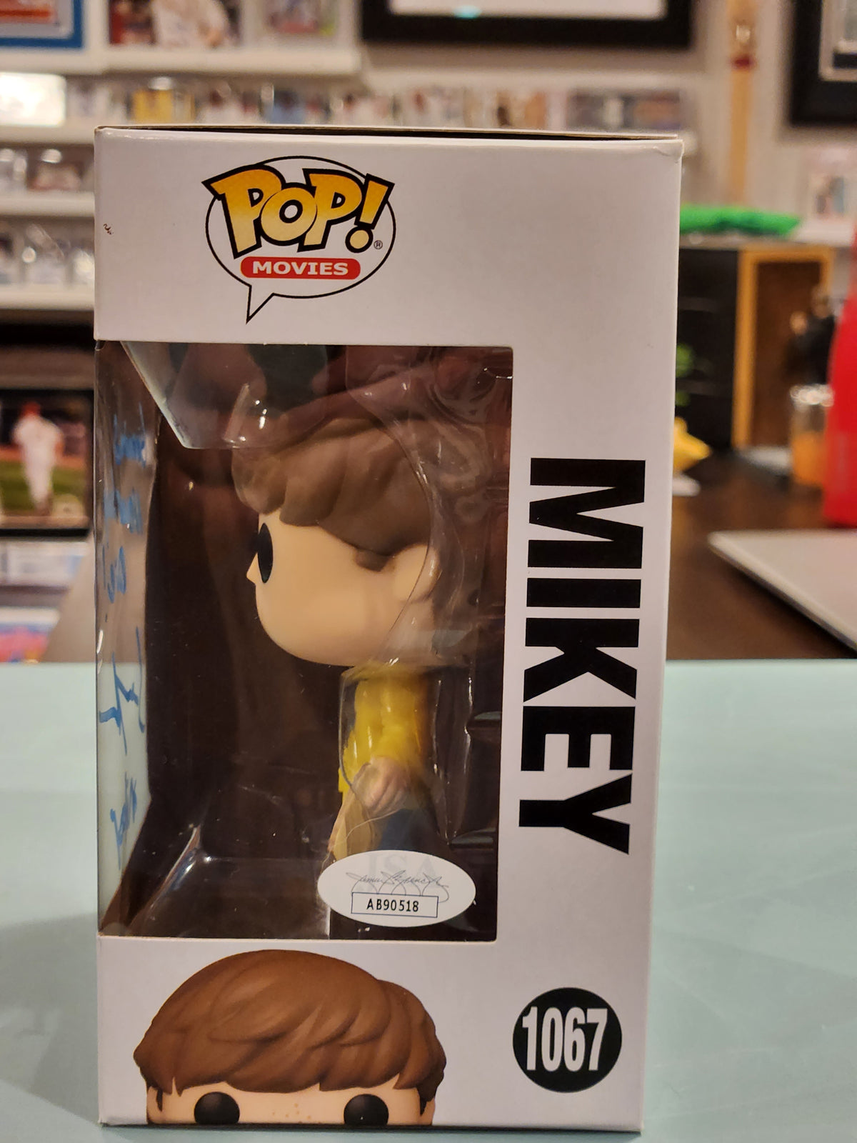 Goonies Funko Pop (Mikey) signed by Sean Astin with JSA coa