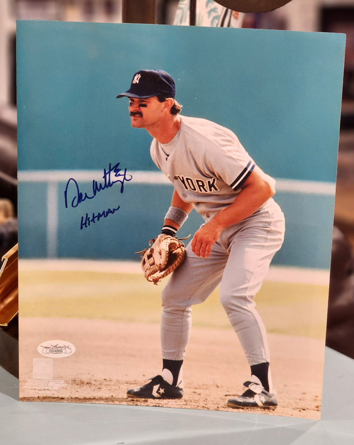 New York Yankees Don Mattingly autographed 8x10