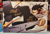 My Hero Academia Aizawa Displate metal poster autographed and JSA authenticated