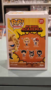 My Hero Academia Funko Pop #371 All Might Weakened autographed w/Beckett authentication