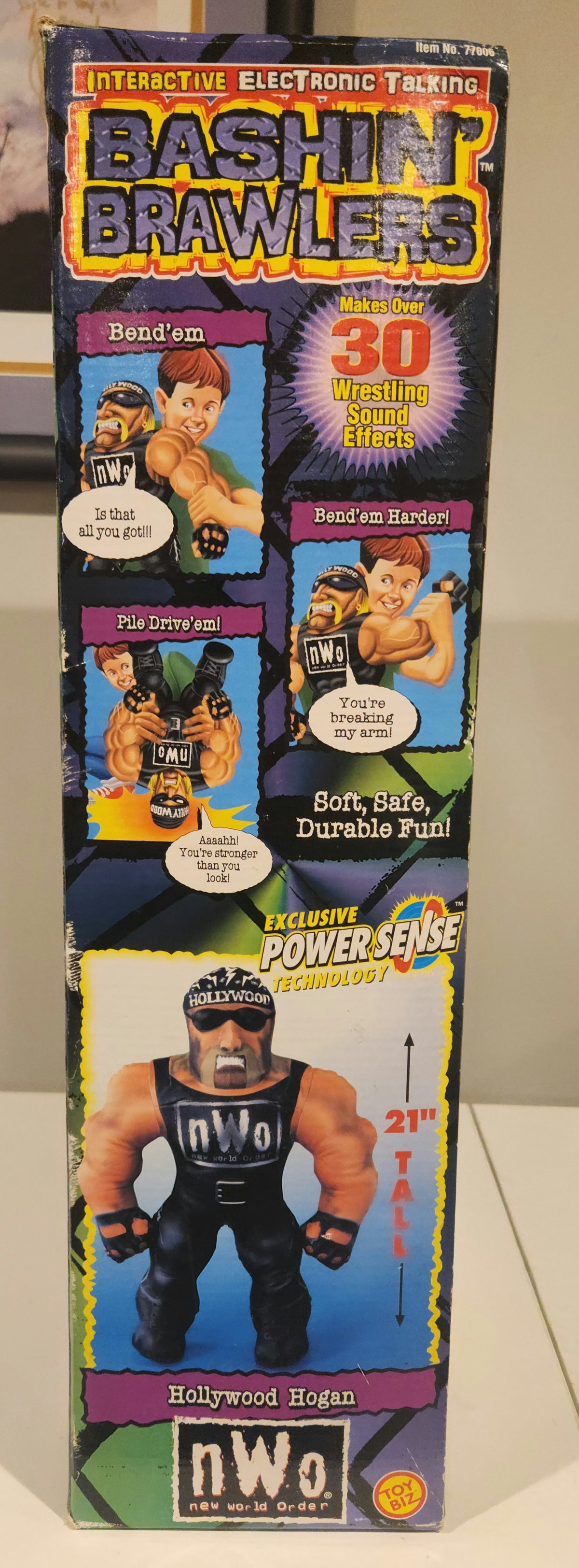 Hulk Hogan Autographed NWO Bashin' Brawlers in box w/COA