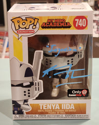 My Hero Academia Funko Pop #740 Tenya Ida autographed w/JSA authentication