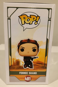 Star Wars Funko pop #481 Fennec Shand autographed w/JSA authentication