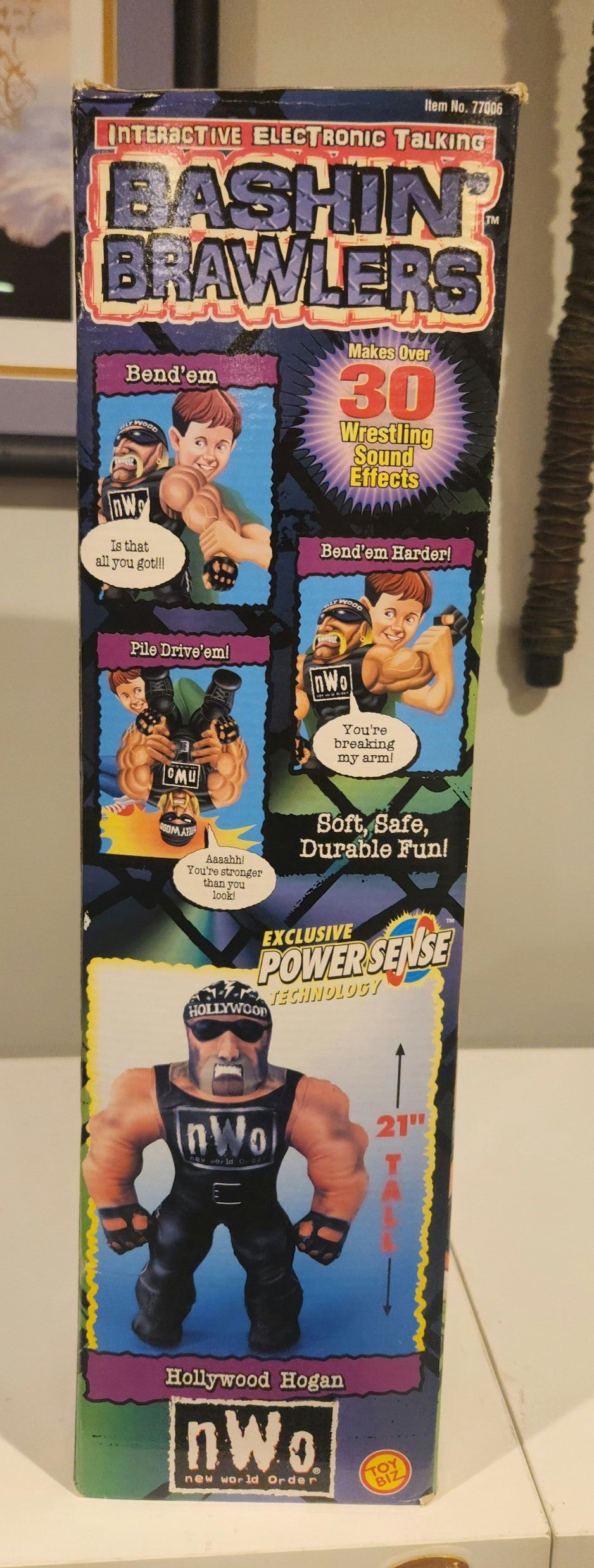 Hulk Hogan Autographed NWO Bashin' Brawlers in box w/COA