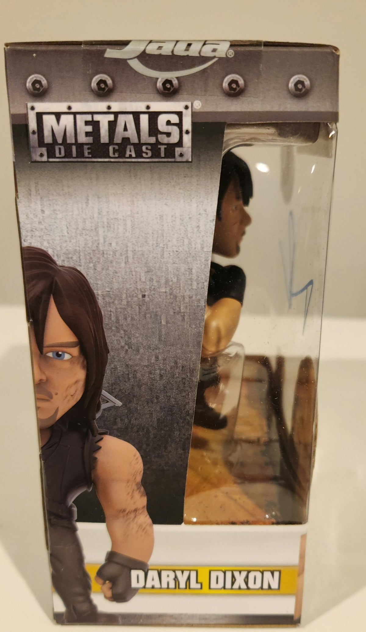 The Walking Dead Daryl Dixon Metal Die Cast action figure autographed w/Beckett authentication