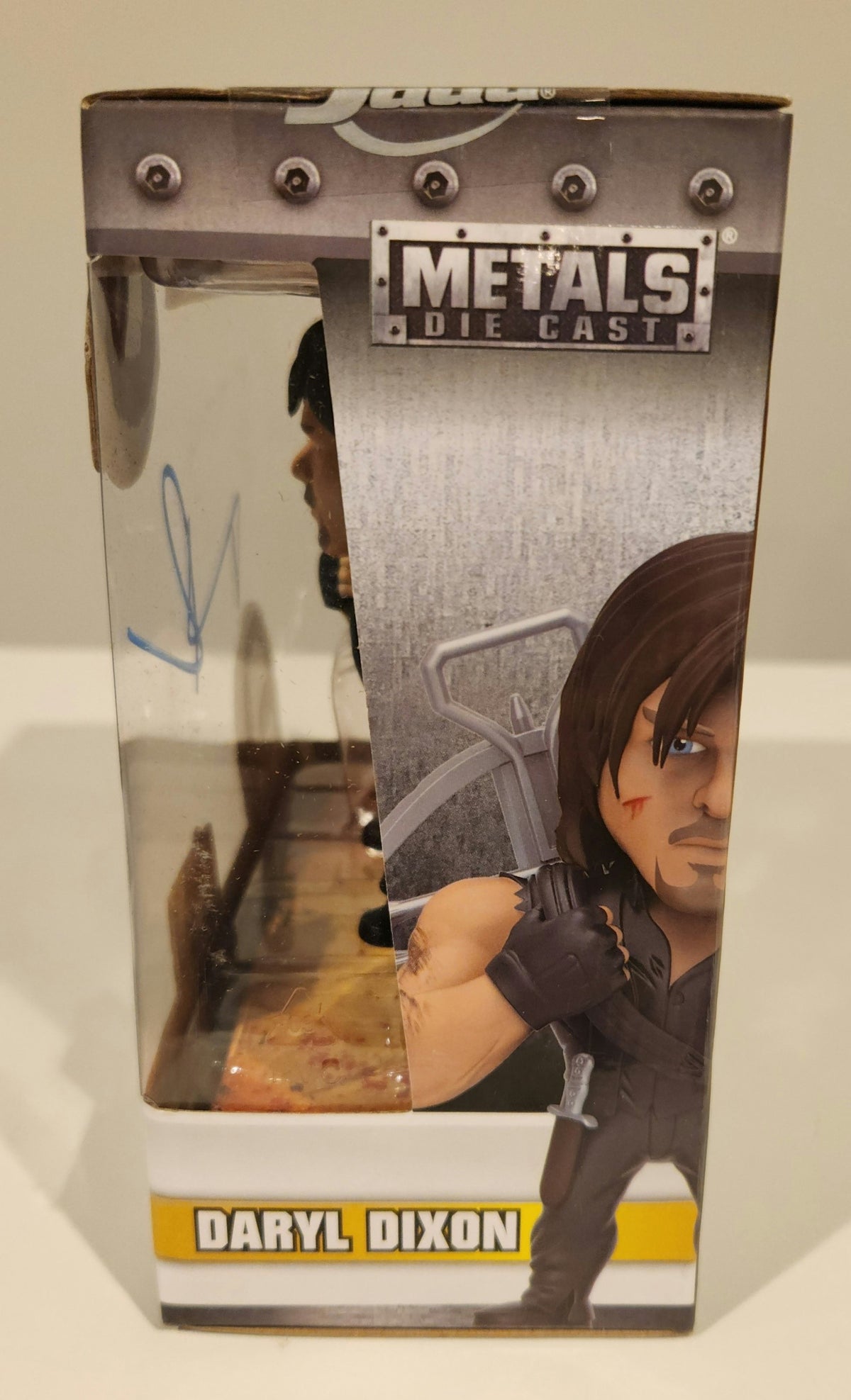 The Walking Dead Daryl Dixon Metal Die Cast action figure autographed w/Beckett authentication