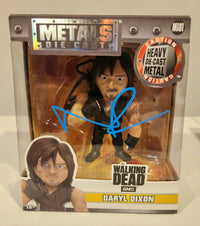 The Walking Dead Daryl Dixon Metal Die Cast action figure autographed w/Beckett authentication